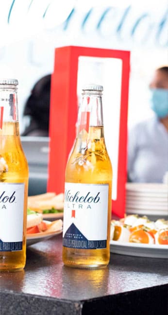 Ejercicio con michelob ultra